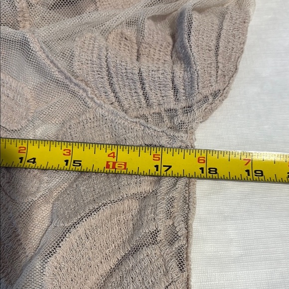 Rebellion Beige Lace Overlay Dress - Picture 4 of 6